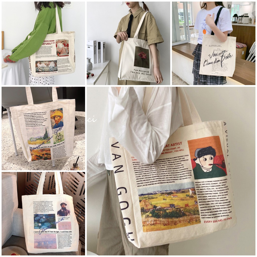 (Freeship từ 50k) (LOẠI 1) TÚI TOTE VINTAGE PARIS | BigBuy360 - bigbuy360.vn