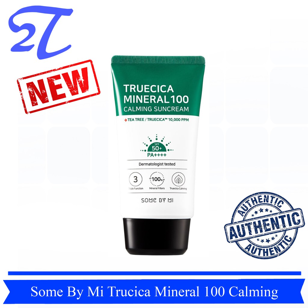 [AUTH] Kem Chống Nắng Some By Mi Truecica Mineral 100 Calming Suncream SPF50+/PA+++ 50ml