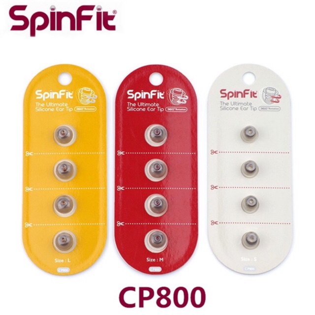 Nút đệm tai nghe silicone SPINFIT CP100, CP100 plus cho tai nghe nhét tai inear