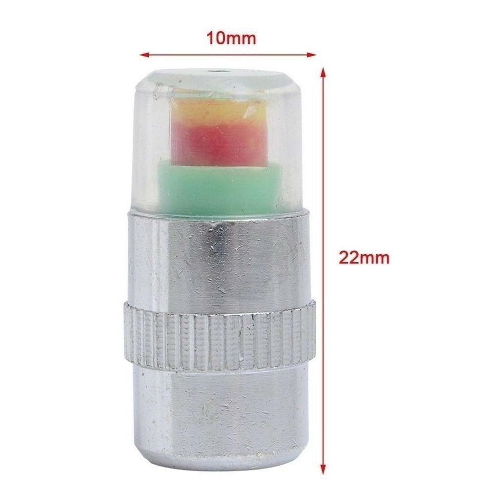 Bộ 4 Nắp Van Bánh Xe Hơi Cảnh Báo Áp Suất Chân Không Chất Lượng Cao