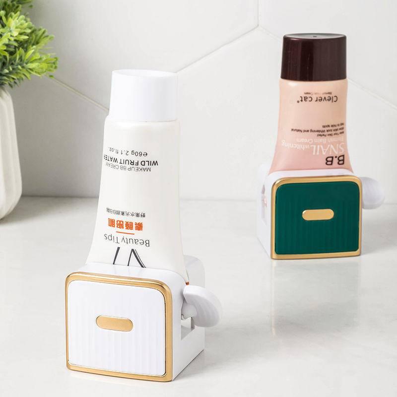 Automatic toothpaste squeezer wall-mounted punch-free toothpaste rack lazy squeezing toothpaste artifact bathroom facial cleanser squeezer