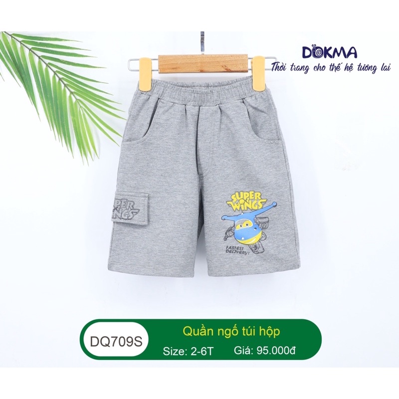 Quần đùi cộc chất cotton Doka cho bé trai (2-6T)