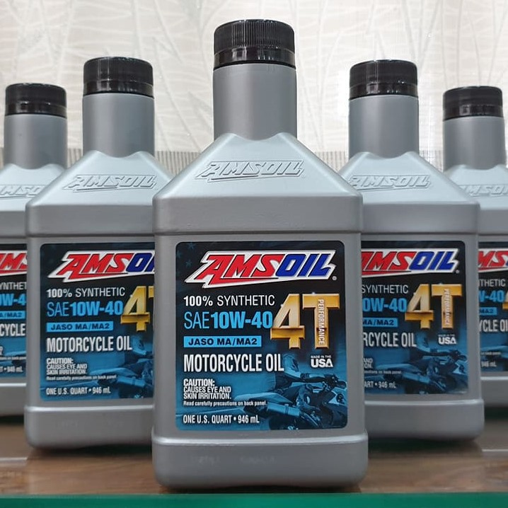 Nhớt Amsoil Performance 4T 10W-40 Made in USA 946ml