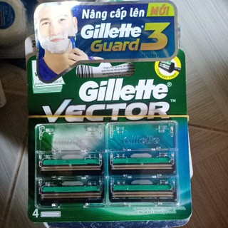 Lưỡi dao cạo Gillette vector 4 cái