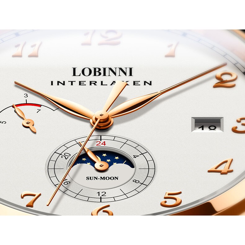 Đồng hồ nam Lobinni No.6009-1