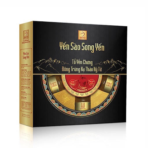 Tổ Yến Chưng Đông Trùng Hạ Thảo Kỷ Tử Song Yến (Lốc 5 x 70ml )