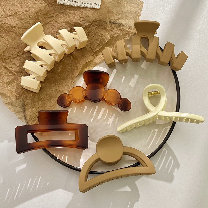 Kẹp tóc càng cua cỡ lớn phong cách hàn quốc xinh xắn cho nữ