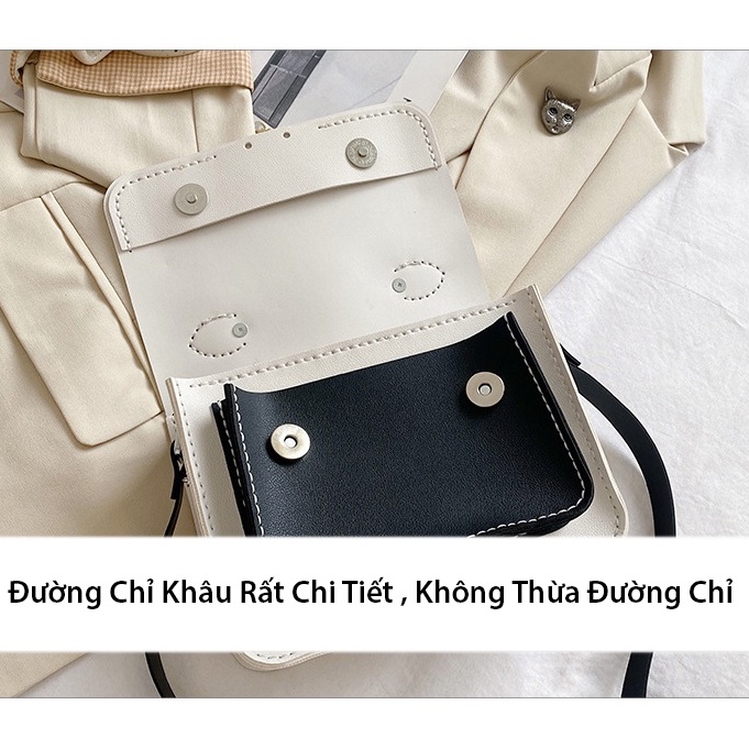 Túi tự đan handmade HALA túi xách nữ da PU thời trang đeo chéo phong cách đi chơi du lịch