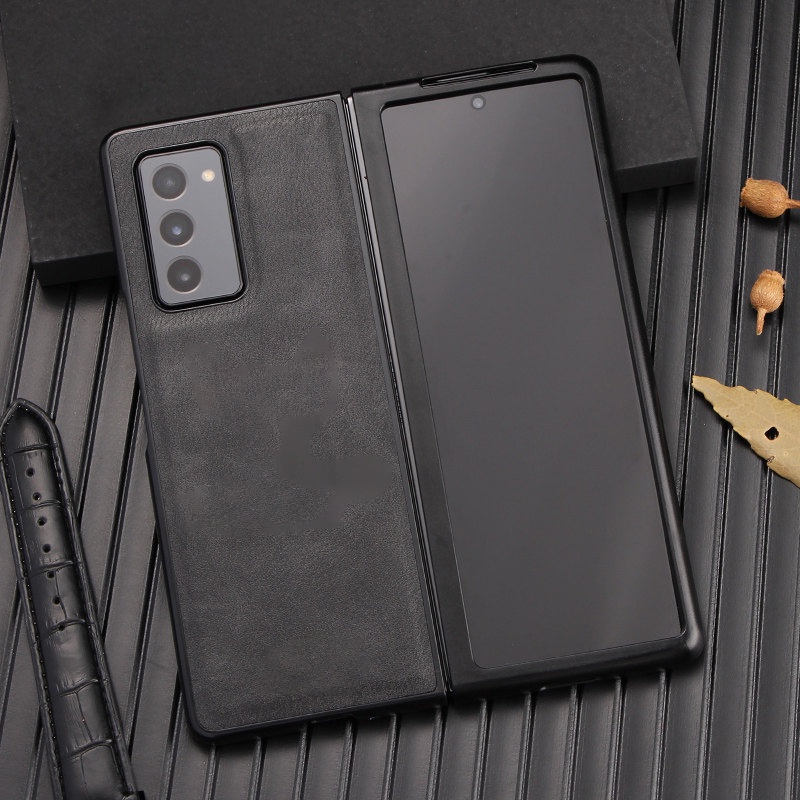 Bao da điện thoại nắp gập cứng cho Samsung Galaxy Z Fold 3 Z Fold 2 Fold 1 Z Flip 3 Z Flip 5g
