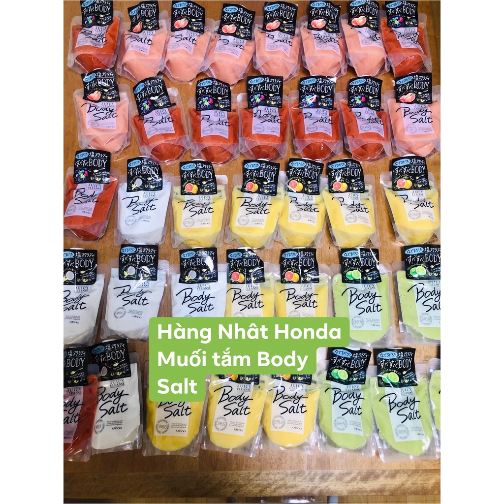 [Hàng Nhật Nội Địa] Muối tắm tẩy tế bào chết cơ thể JUICY CLEANSE 300g - Tinh chất sữa dừa