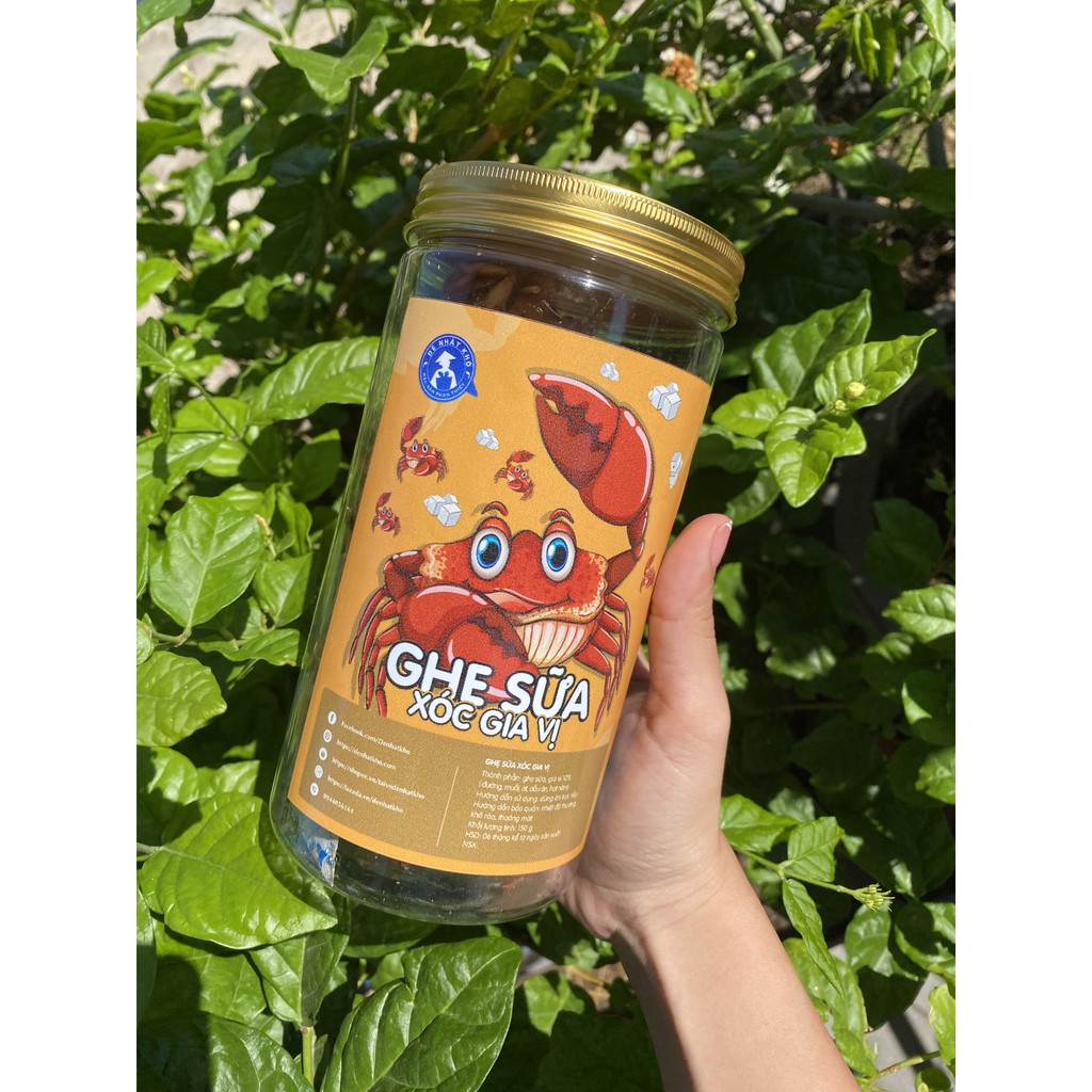 Ghẹ Sữa Rim Gia Vị 210G Đệ Nhất Khô,đồ ăn vặt ngon giá rẻ, Đặc Sản Phan Thiết | BigBuy360 - bigbuy360.vn