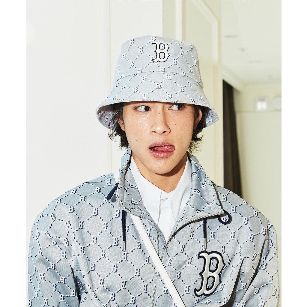 Bucket MLB diamond mono unisex nam nữ 2022 thời trang cứng cáp