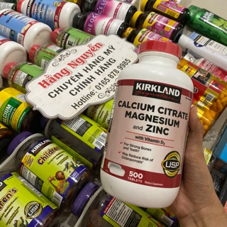 Calcium citrate magnesium and zinc