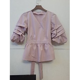 Áo Kiểu Peplum Tay Cách Điệu