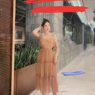 Maxi tơ lụa