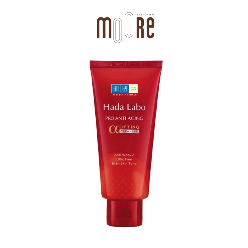 Sữa rửa mặt mềm mịn da HADA LABO Advanced Nourish/ Pro Aanti Aging/ Acne Care/ Perfect White Cleanser 80G