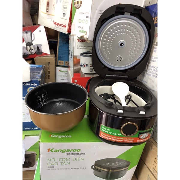 Nồi cơm điện cao tần Kangaroo 1.8 lít KG599N-HÀNG CHÍNH HÃNG CÓ BẢO HÀNH HÃNG 100%