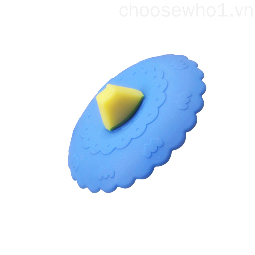 Nắp Đậy Cốc Nước Bằng Silicon Chống Bụi Chống Rò Rỉ Có Thể Tái Sử Dụng In Họa Tiết Hoạt Hình Dễ Thương Choosewho1