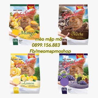 CATSAND 12l mùi nho - chanh - xoài - caphe