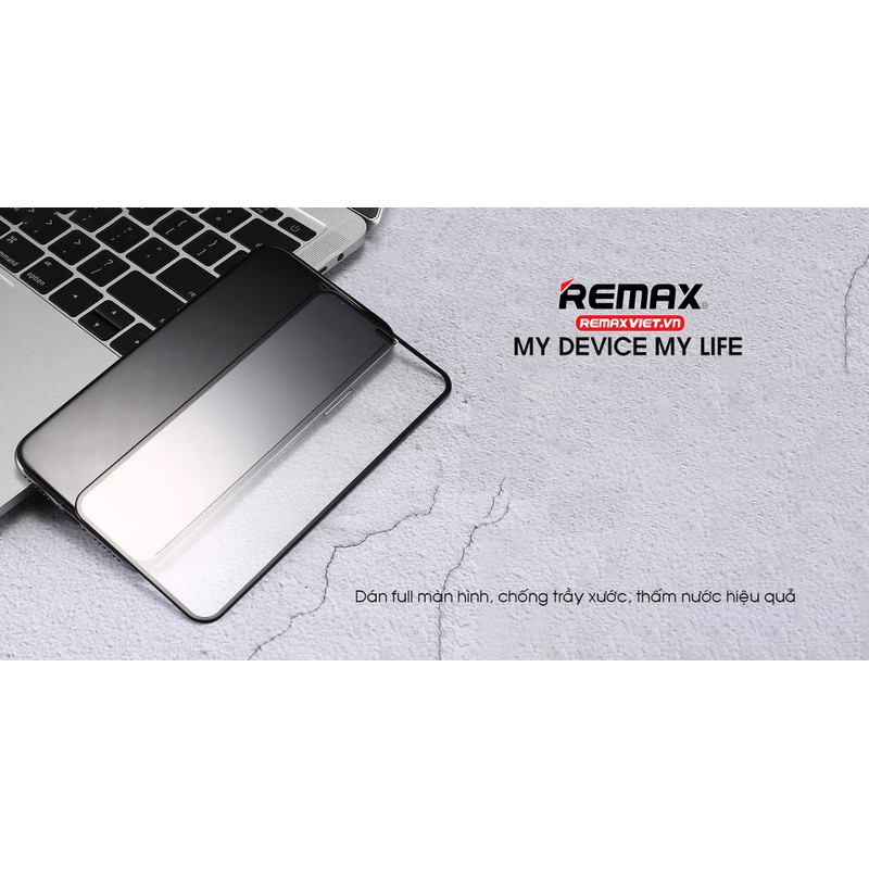 Kính cường lực iPhone X-XS-XS Max full màn 9D Remax GL-32 - Huco Việt Nam