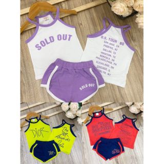 Set 3 bộ ba lỗ cho bé gái 8/19