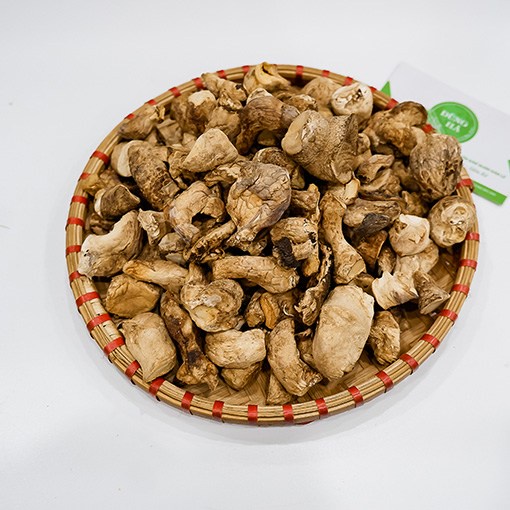 Chân Nấm Hương khô Điện Biên thom ngon để làm ruốc, thực phẩm ăn chay