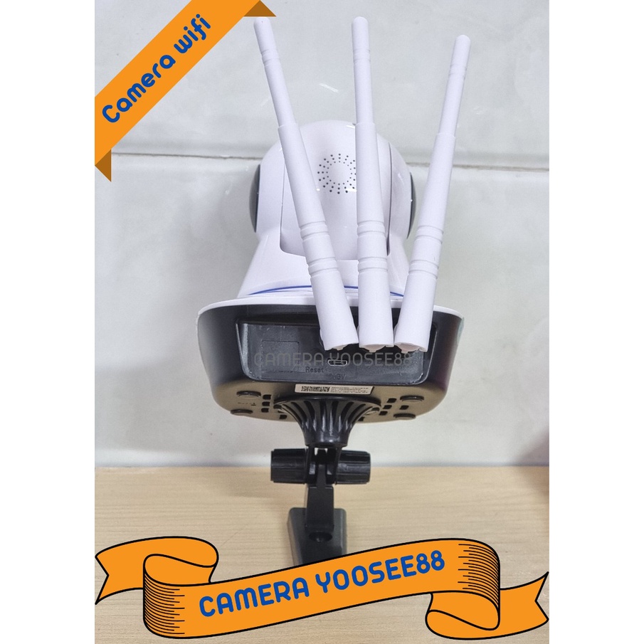 (BẢO HÀNH 12 THÁNG) Camera yoosee wifi 3 râu trong nhà hình ảnh FULL HD, Đàm thoại 2 chiều Xem đêm hồng ngoại