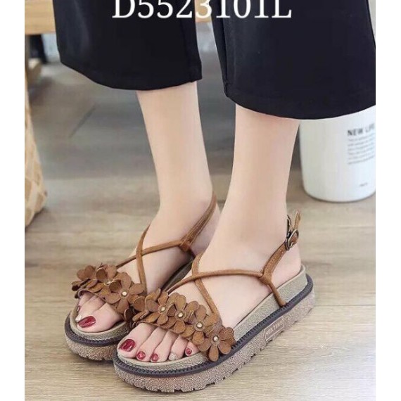 Sandal đính hoa đế doctor size 36