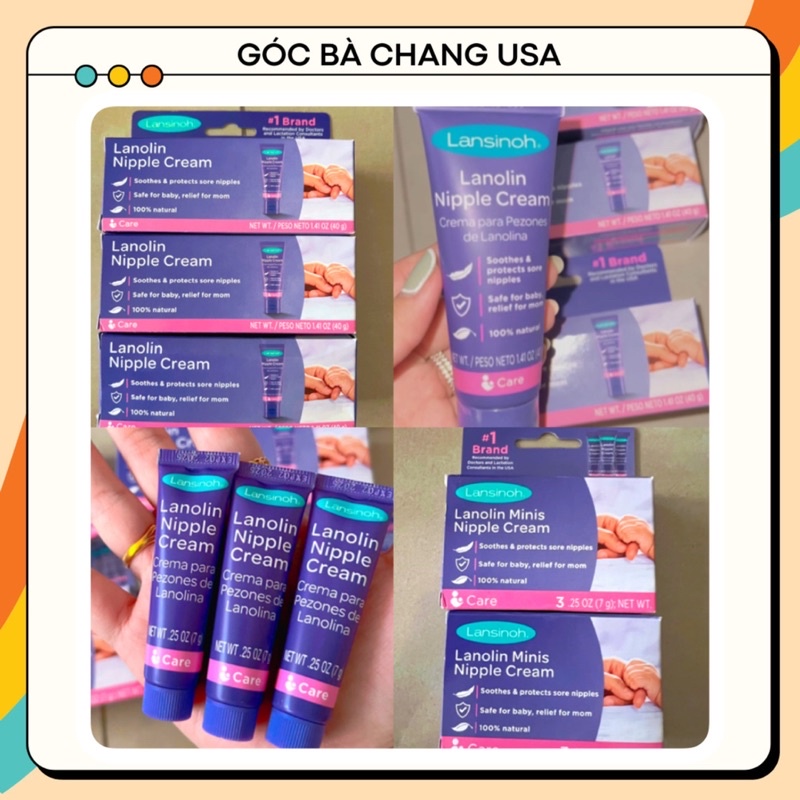 Kem Bôi Nứt Đầu Ti Lansinoh HPA Lanolin