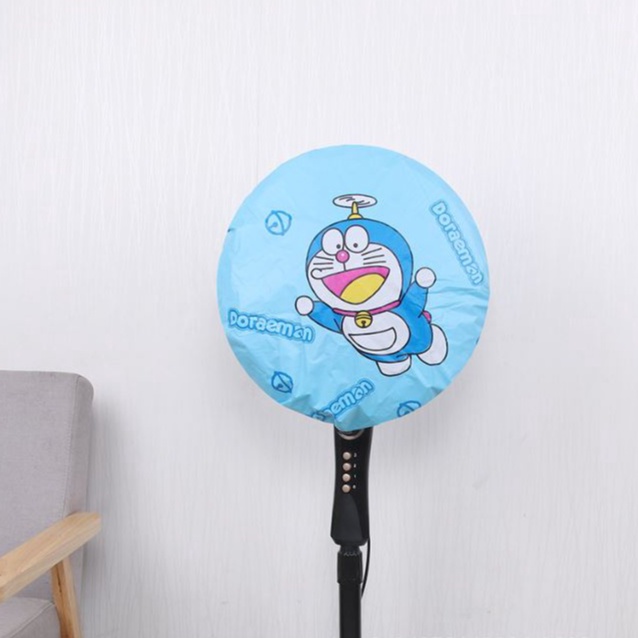 Vỏ Bọc Quạt Điện Chống Bụi Hình Mèo Dễ Thương 50*50CM