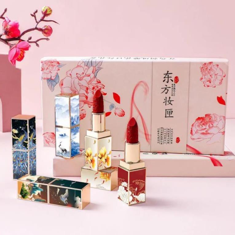 【Hàng Cao Cấp】Son Môi Cao Cấp- Son Set 5 Cây Son Thỏi Màu Lì Siêu Đẹp-Siêu Cá Tính,Không Chì Không Độc Hại-MS014 | BigBuy360 - bigbuy360.vn