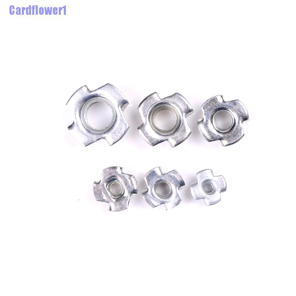 Bộ 50 Đai Ốc Chữ T Mạ Gỗ M3 / M4 / M5 / M6 / M8 / M10 Chuyên Dụng