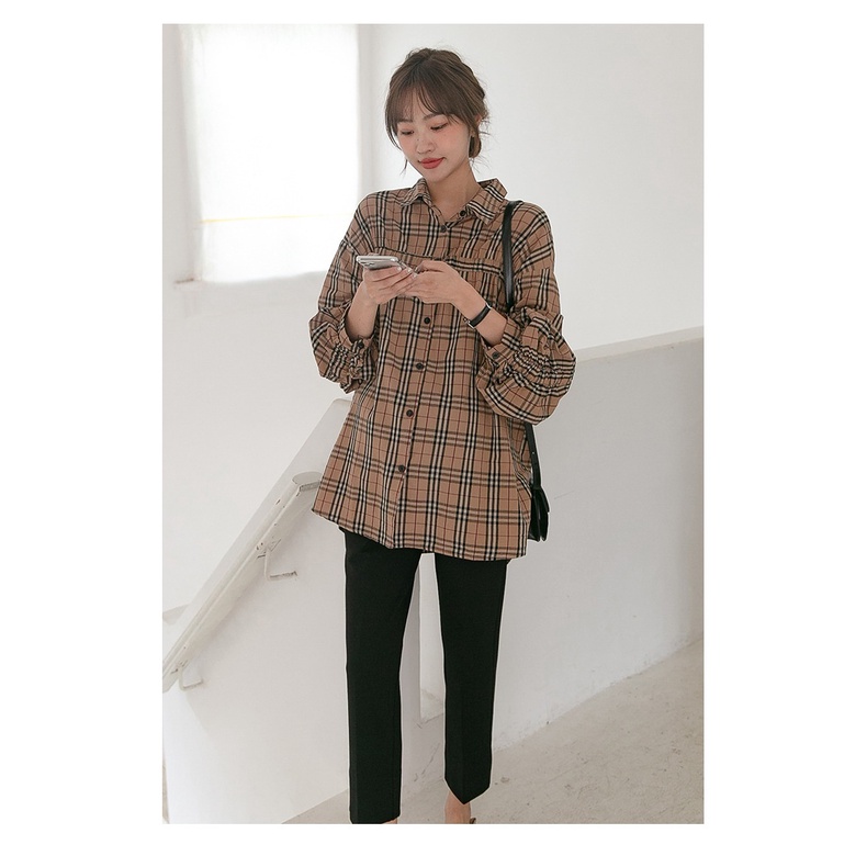 Áo Bầu Xinh Sơ Mi Bầu Xinh AB273