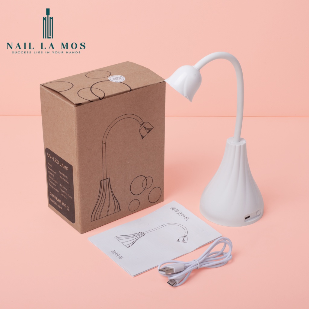 Máy hơ gel 1 ngón hình bông hoa dễ thương xoay 360 độ - máy hơ gel mini nhỏ gọn, tiện lợi