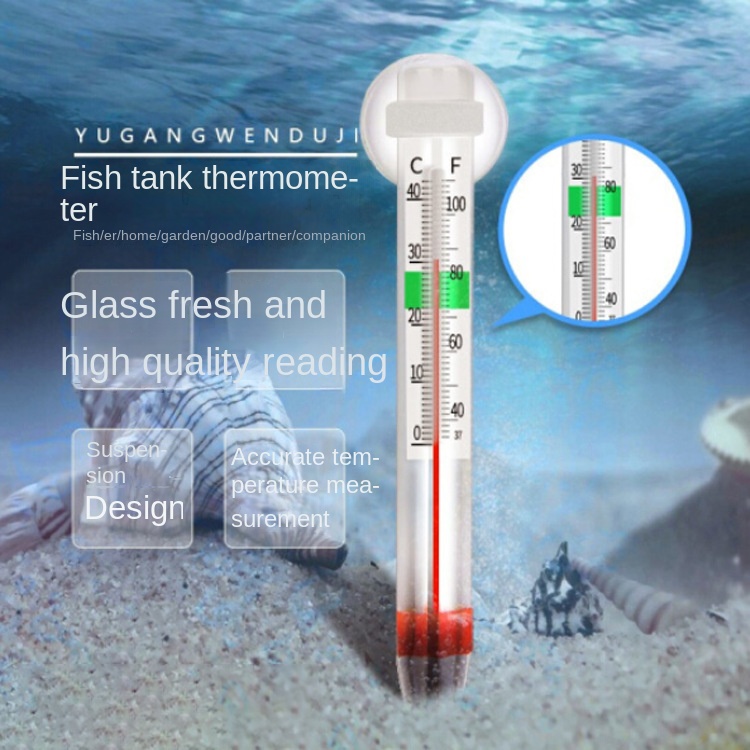 Nhiệt Kế Bể Cá nhiệt kế hồ cá Chống Thấm Nước Tiện Dụng