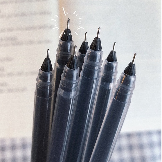 Công suất lớn Bút gel 0,5MM Bút mực đen xanh đỏ cho học sinh ôn thi Dụng cụ viết