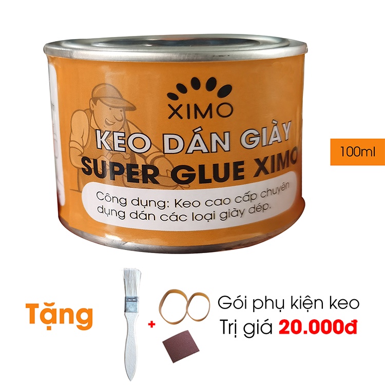 Keo Dán Giày Nhiệt Super Glue XIMO 100ml Siêu Dính Cao Cấp, Chống Nước Tốt XKDG07