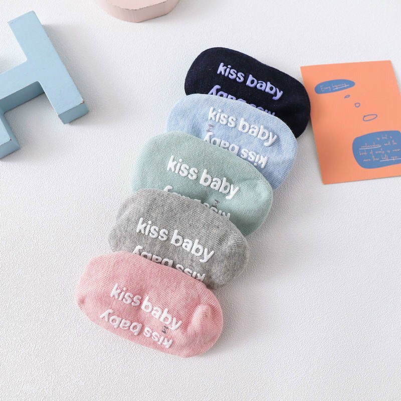 Bộ 2 Đôi Vớ, Tất cotton Hàn Quốc đế KIDS chống trượt cho bé tập bò, tập đi hình thú nhồi bông