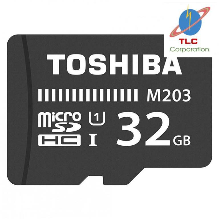 Thẻ nhớ MicroSDHC Toshiba M203 UHS-I U1 32GB 100MB/s (Đen)