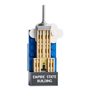 Nam châm hít tủ lạnh trang trí - 854030 Đồ chơi lắp ráp Iego Empire State Magnet Build