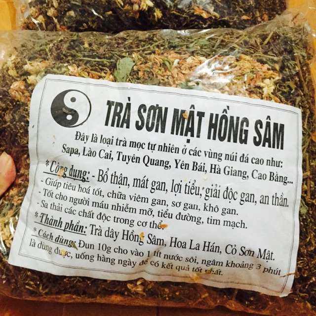 Trà mát gan ( sơn mật hồng sâm)