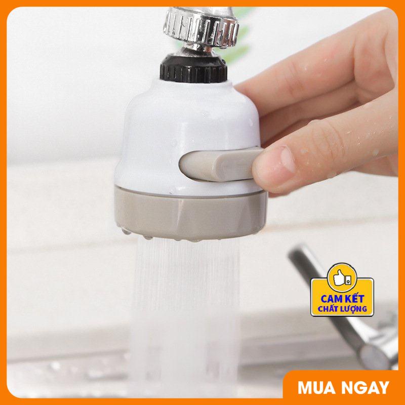 Đầu vòi rửa chén tăng áp cao cấp điều hướng xoay 360 độ và 3 chế độ tùy chỉnh độ nước tiện lợi