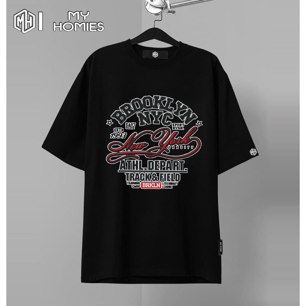 Áo thun BIG SIZE nam nữ từ 50 - 120kg cotton dày dặn và thoáng mát mẫu NYC - MH Store