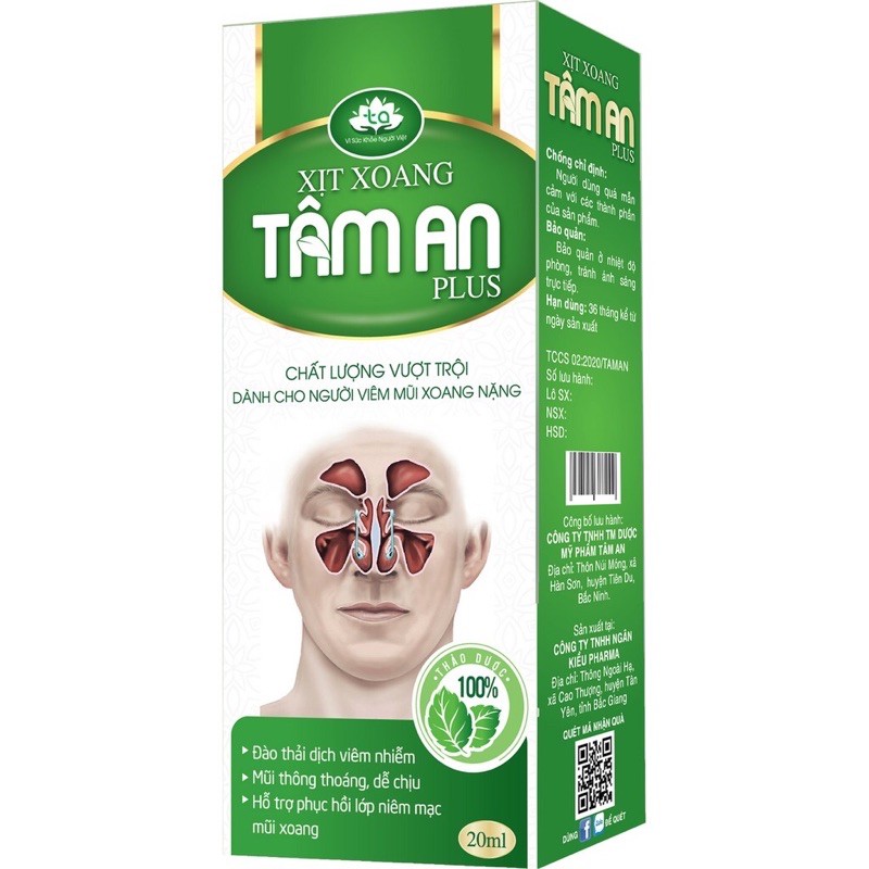 [SẢN PHẨM CHÍNH HÃNG] XỊT XOANG TÂM AN