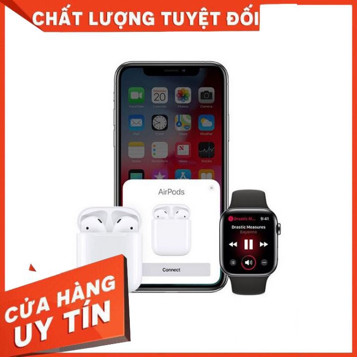 [𝗧𝗮̣̆𝗻𝗴 𝗞𝗲̀𝗺 𝗖𝗮𝘀𝗲 𝗫𝗶̣𝗻] Tai Nghe Không Dây Airpods 2 Định Vị - Đổi Tên - Sạc Không Dây - Tháo Tai Dừng Nhạc Phiên Bản 20 | BigBuy360 - bigbuy360.vn
