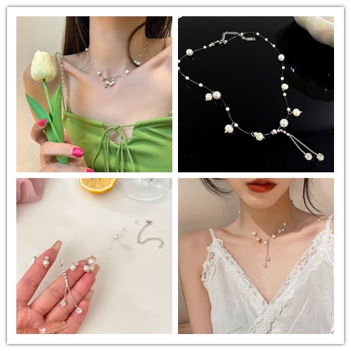 Vòng cổ Mặt Ngọc Trai Sang Trọng Cho Nữ