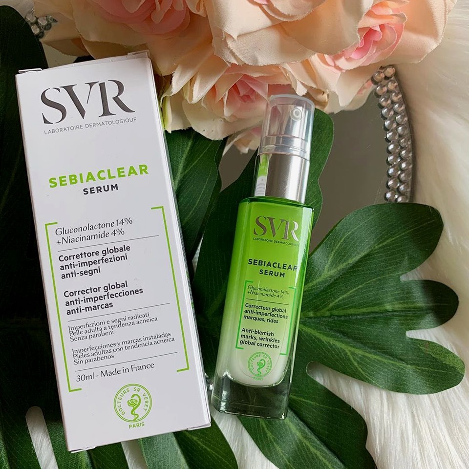 ✅ Serum SVR Sebiaclear Serum Chăm Sóc Da Làm Giảm Mụn, Mờ Thâm, Thông Thoáng Lỗ Chân Lông, Làm Mềm Mịn Da 30ml