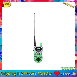 Wowowi 2pcs electronic plastic radio intercom toy wireless mini walkie talkies for kids boys