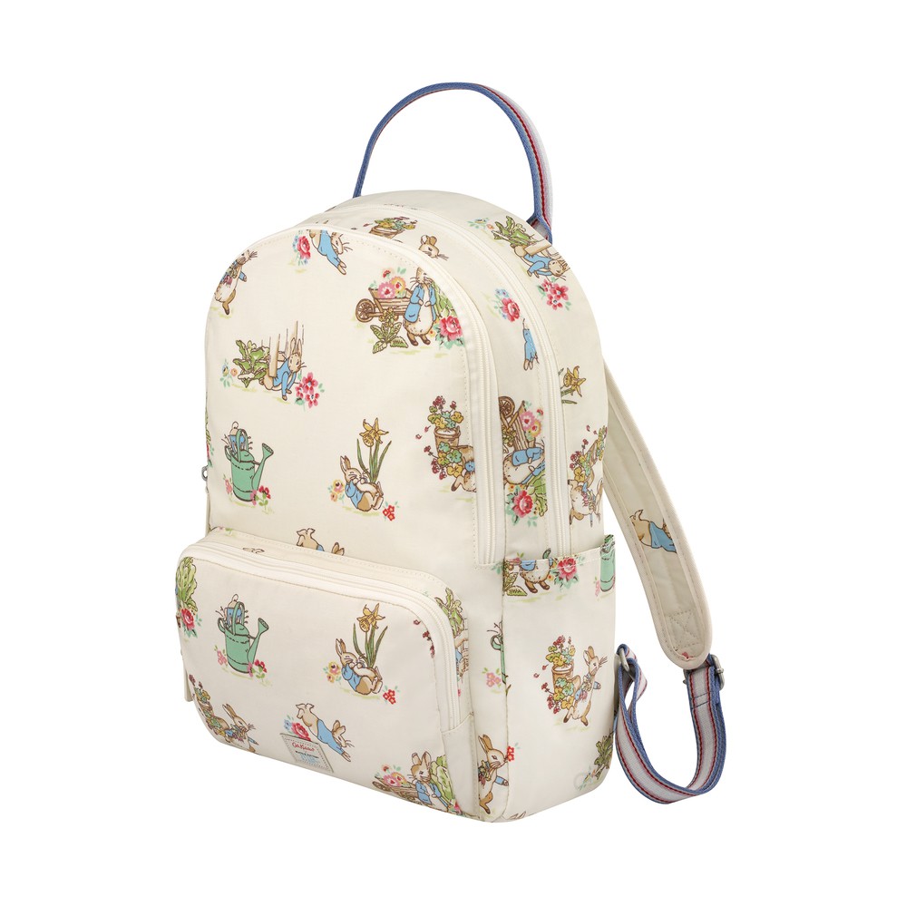 Cath Kidston - Balo Pocket Backpack Beatrix Potter Allotment - 984348 - Warm Cream