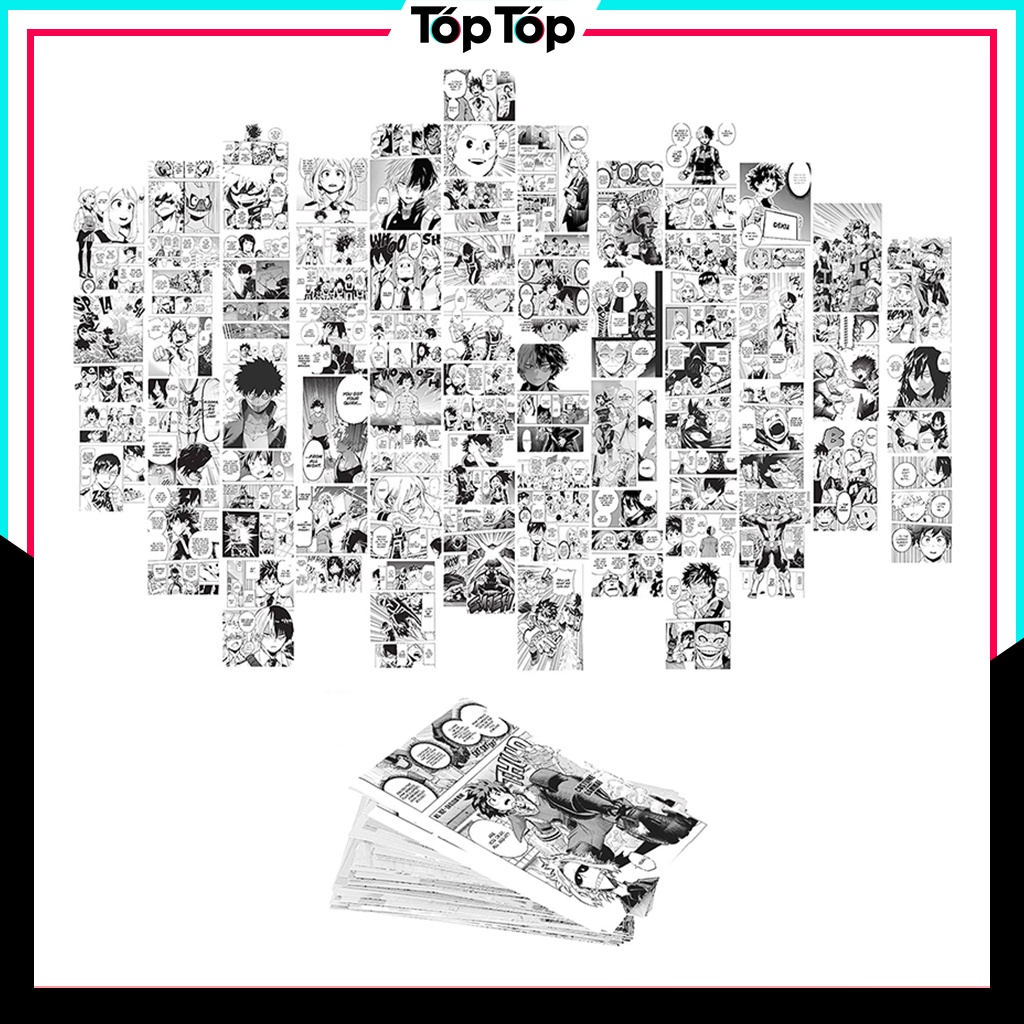 Giấy dán tường anime manga, tranh dán poster anime wall dán tường decor phòng cực đẹp ANM01